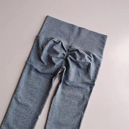 Bezešvé sportovní legíny s vysokým pasem