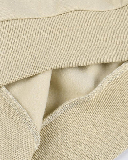 Volná oversize mikina s kulatým výstřihem