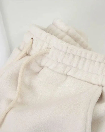 Volné, pohodlné fleecové kalhoty