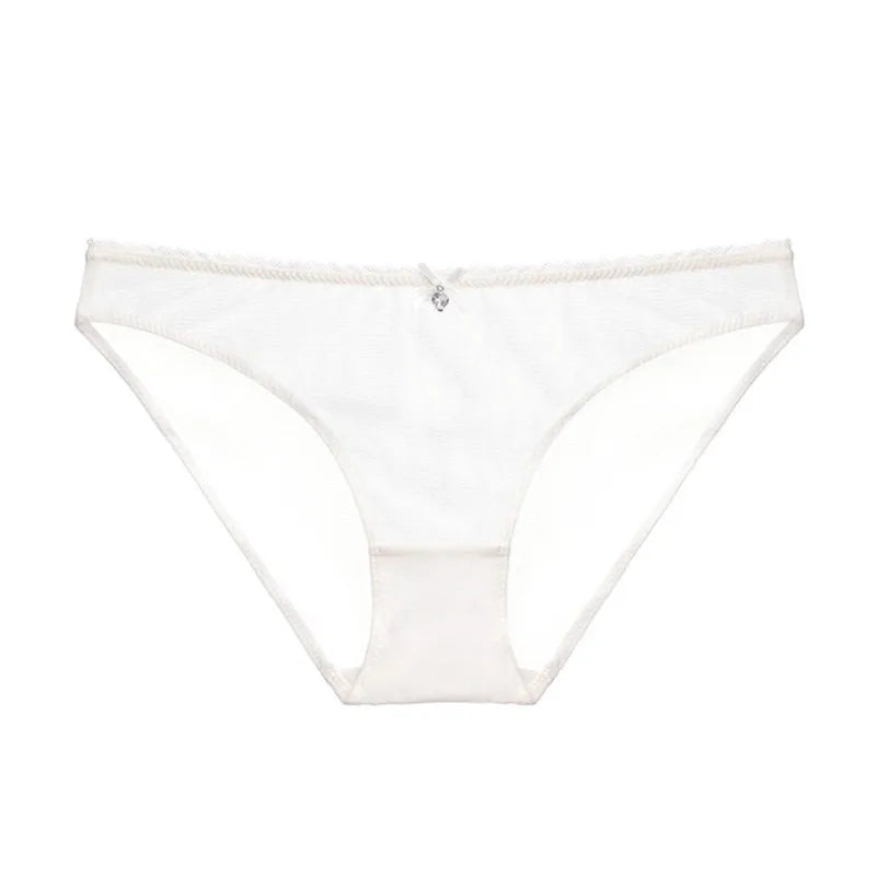 Síťované kalhotky s mašlí