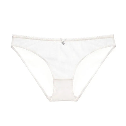 Síťované kalhotky s mašlí