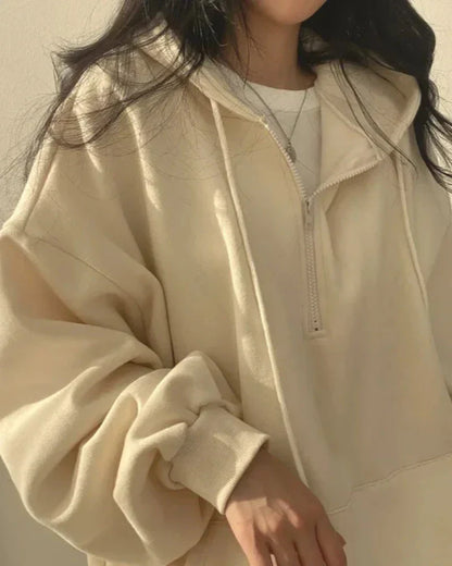 Pohodlná oversized mikina s kapucí