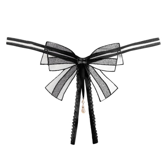 Otevřená tanga s mašlí