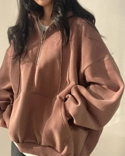 Pohodlná oversized mikina s kapucí