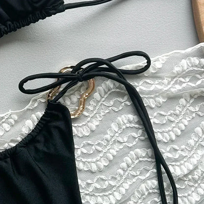 Dvoudílné plavky s nastavitelnými prvky