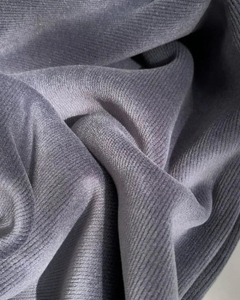 Pohodlné dlouhé manšestrové kalhoty s izolací