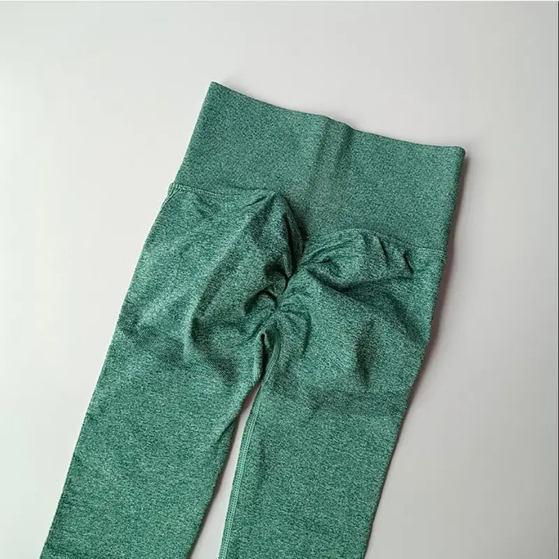 Bezešvé sportovní legíny s vysokým pasem