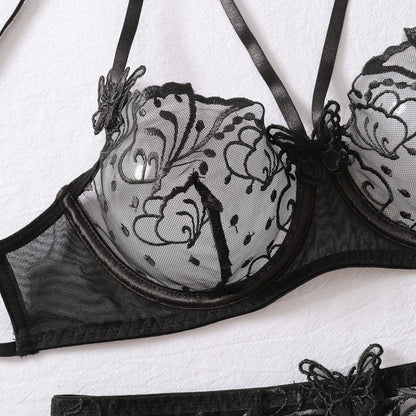 Sada spodního prádla s podvazkovým pásem