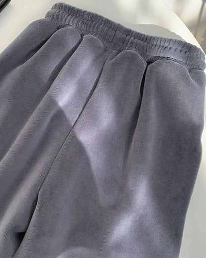 Pohodlné dlouhé manšestrové kalhoty s izolací