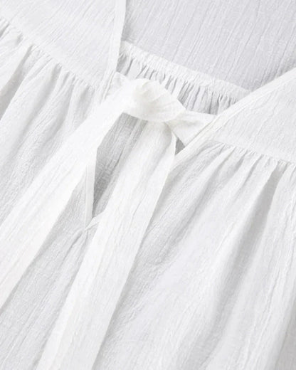 Dlouhý mušelínový domácí prádlo