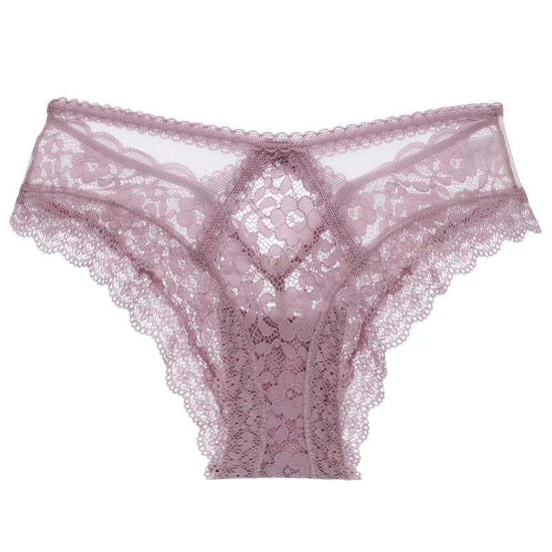 Krajkové kalhotky s mašlí a ozdobnými ramínky