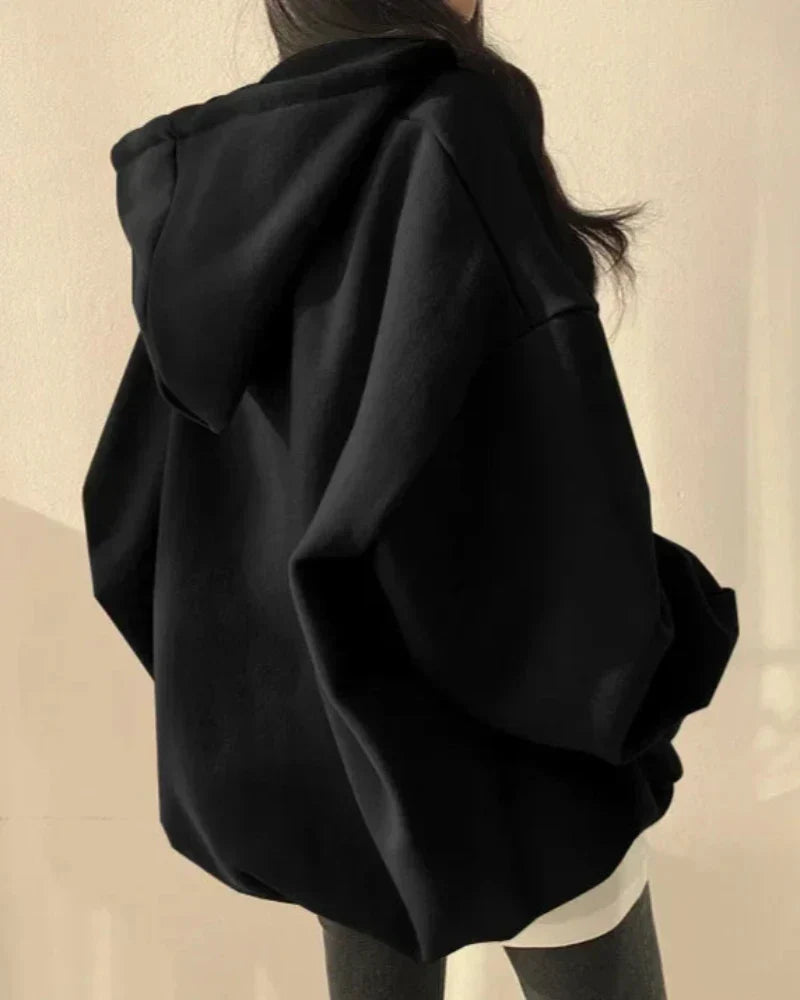 Pohodlná oversized mikina s kapucí