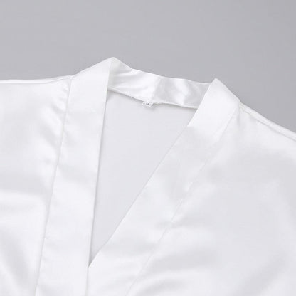 Saténový župan s páskem v ceně