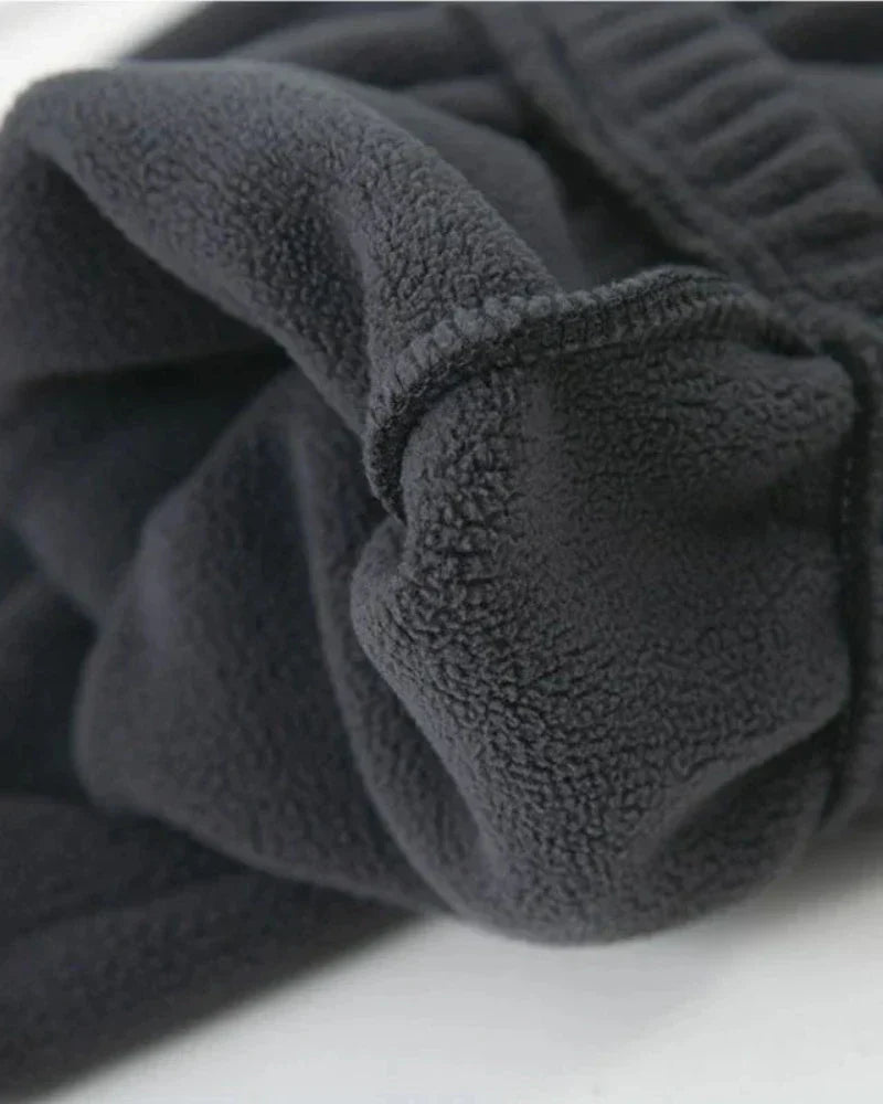 Volné, pohodlné fleecové kalhoty