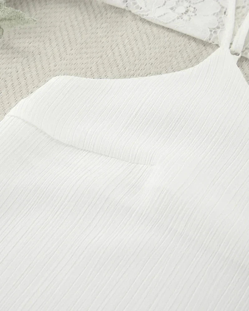 Dlouhá volná noční košilka s ramínky