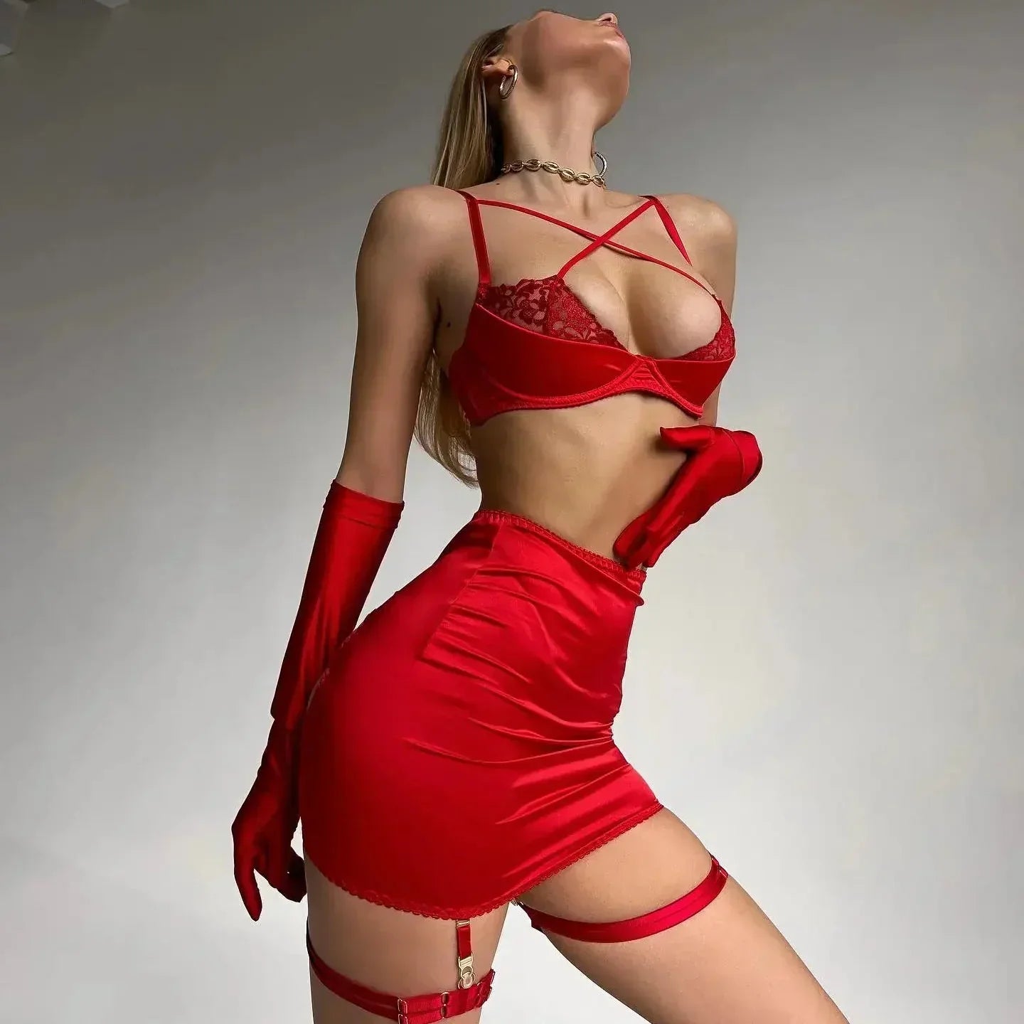 Sada spodního prádla s krajkovými akcenty