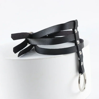 Postroj na choker s centrálním kroužkem