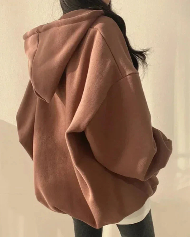 Pohodlná oversized mikina s kapucí