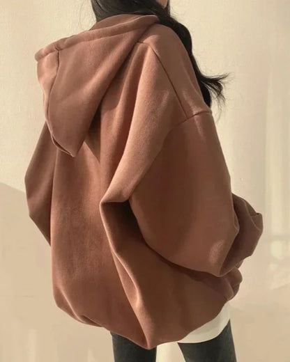 Pohodlná oversized mikina s kapucí