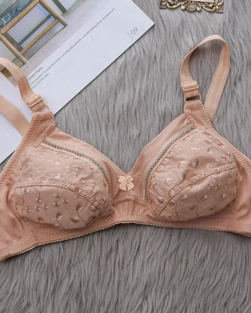 Měkká podprsenka s krajkou