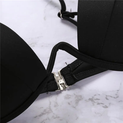 Push-up bikiny s pevnými kosticemi