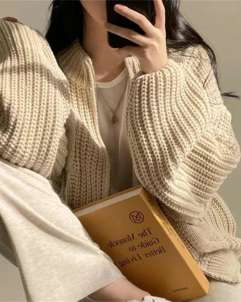 Nadměrný svetr na zip