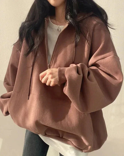 Pohodlná oversized mikina s kapucí