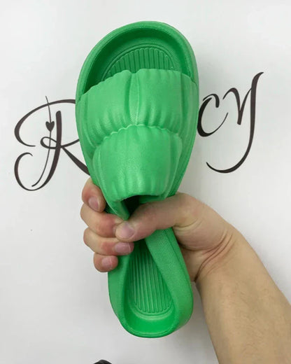 Pohodlné žabky na platformě