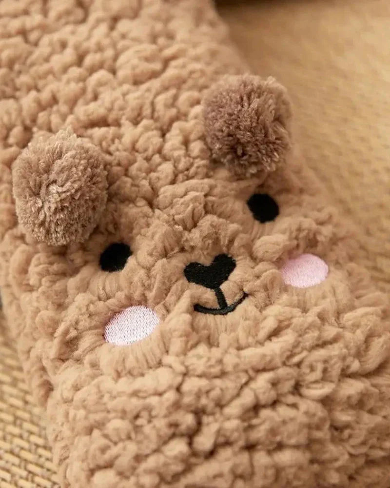 Nadýchané ponožky s medvídky