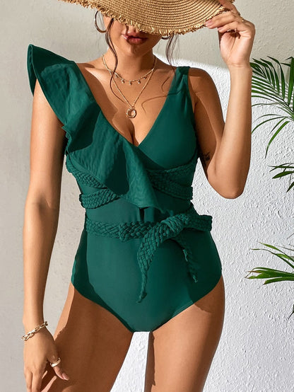 Plavky s vázáním v pase