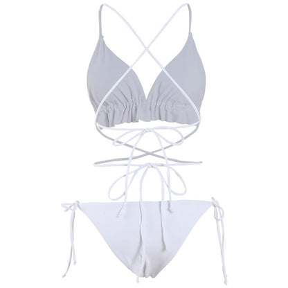 Dvoudílné plavky s vázáním a personalizovaným střihem