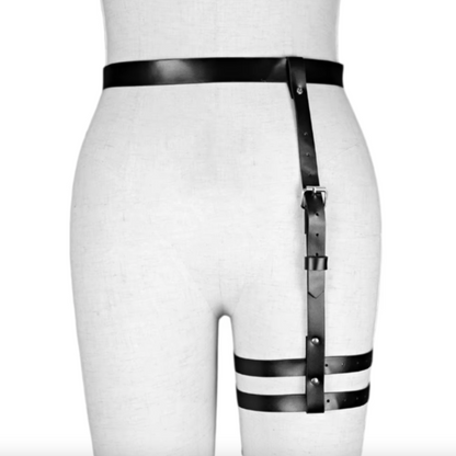 Kožený stehenní postroj