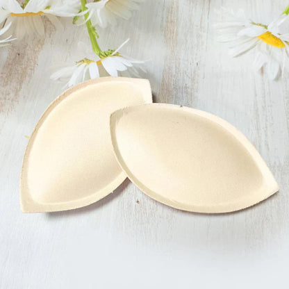 Klasické kapkovité látkové vložky do podprsenky