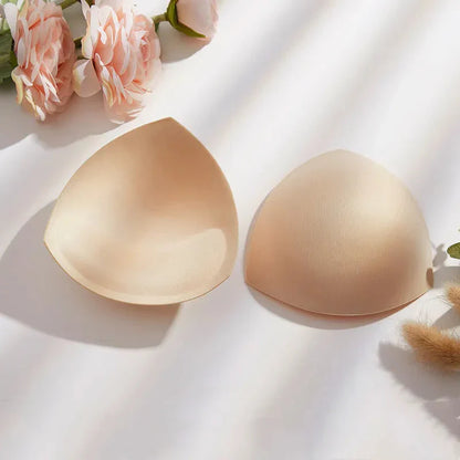 Trojúhelníkové látkové vložky do podprsenky