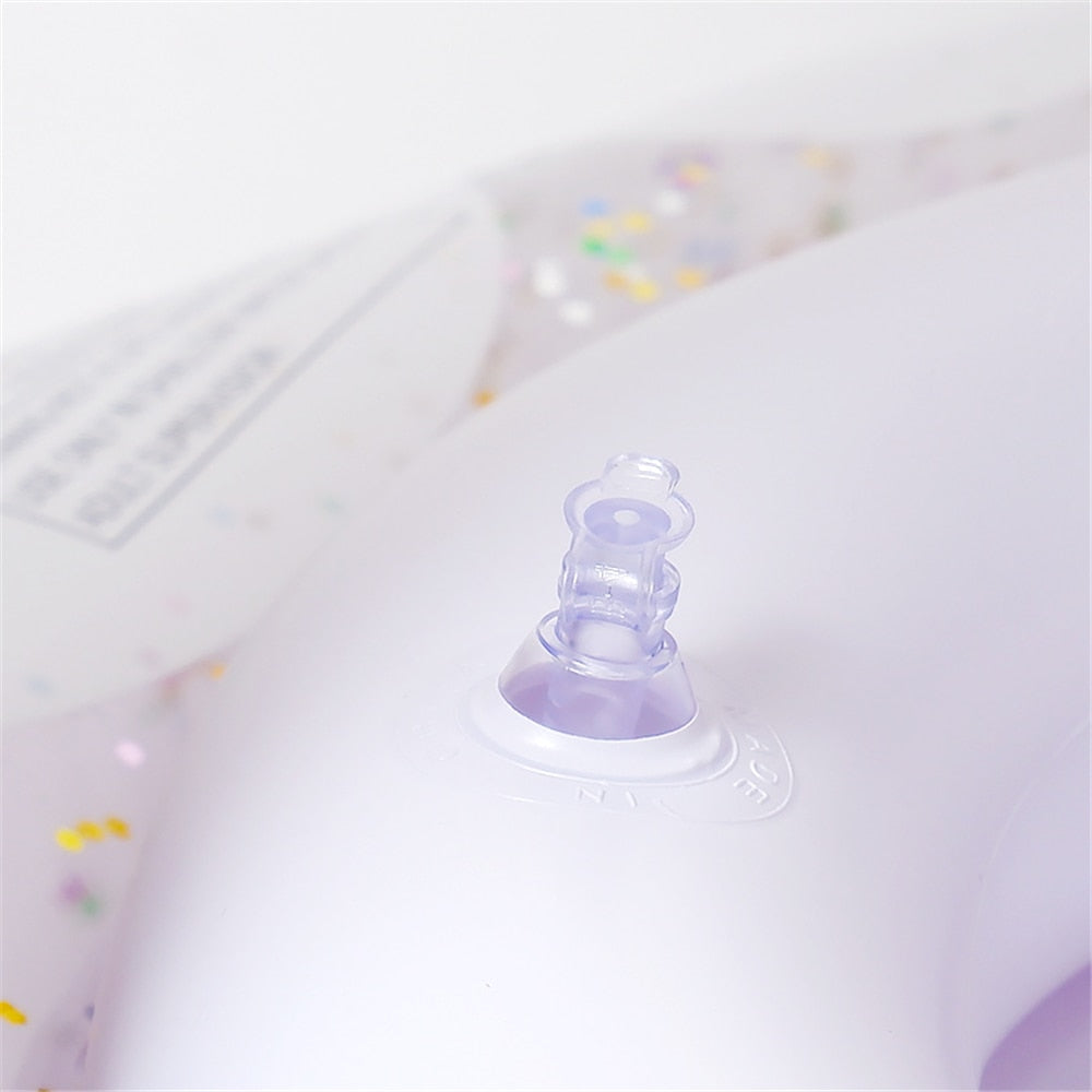 Nafukovací plavecký kruh s duhou pro děti