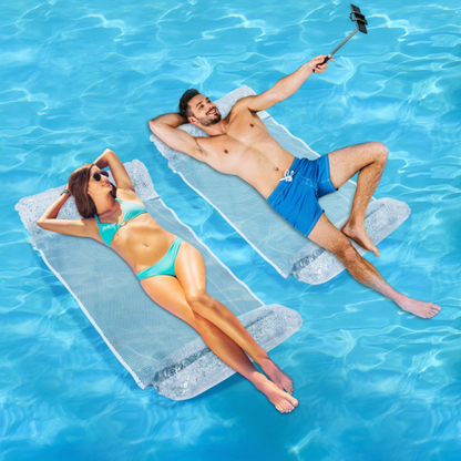 Nafukovací matrace se síťovinou