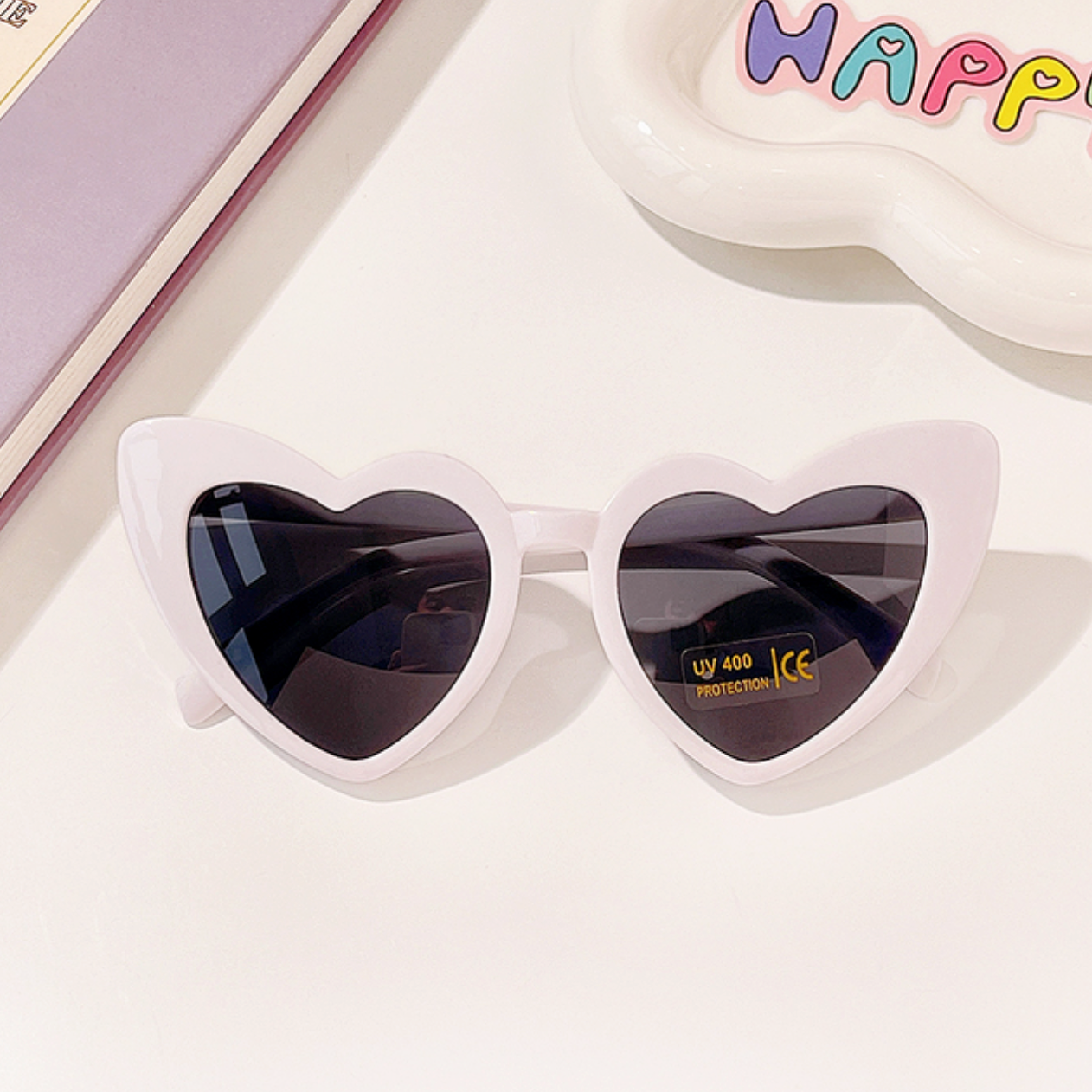 Dětské sluneční brýle ve tvaru srdce