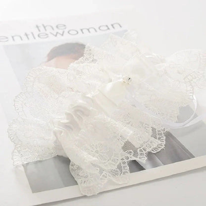 Krajkový podvazek na stehna