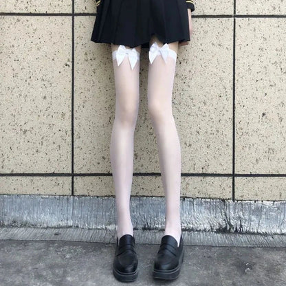 Punčochy s mašlemi