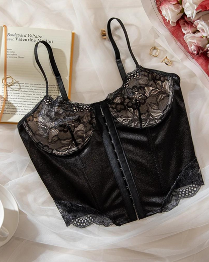 Korzetová podprsenka s předním zapínáním