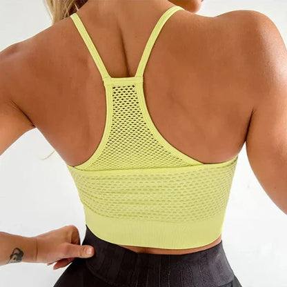 Síťovaná sportovní podprsenka