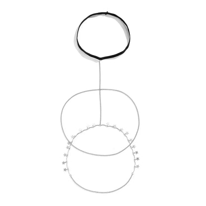 Stehenní šperky s ozdobnými hvězdami