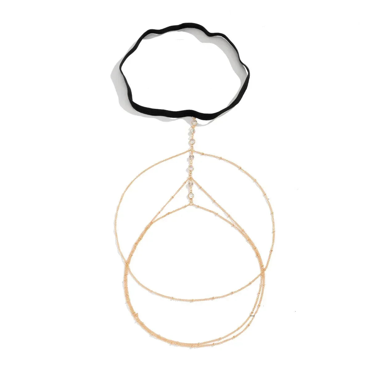 Stehenní šperky s ozdobnými krystaly