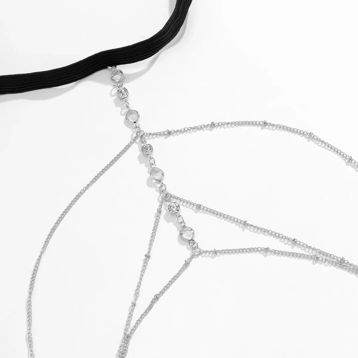 Stehenní šperky s ozdobnými krystaly