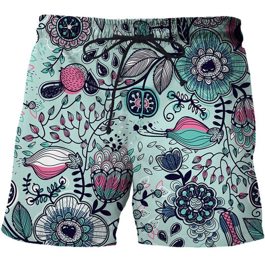 Pánské plavecké kraťasy s různými vzory