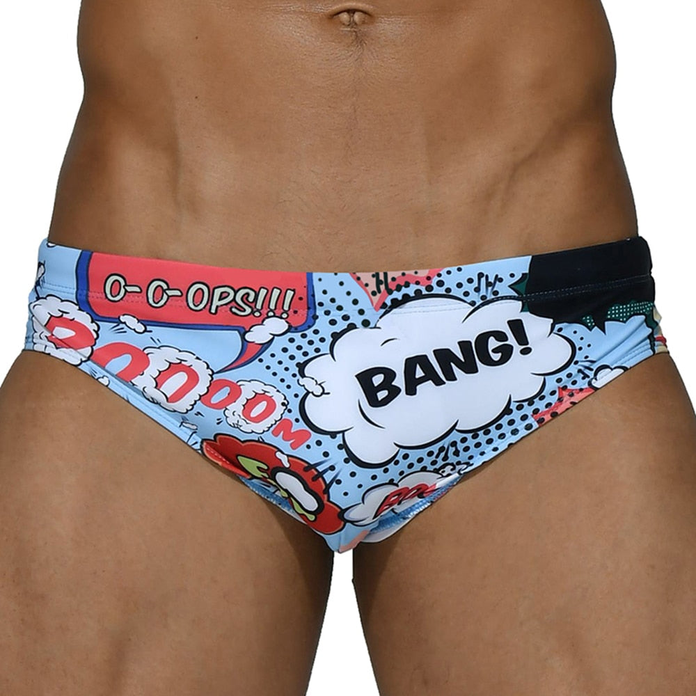 Pánské vzorované plavecké kalhotky