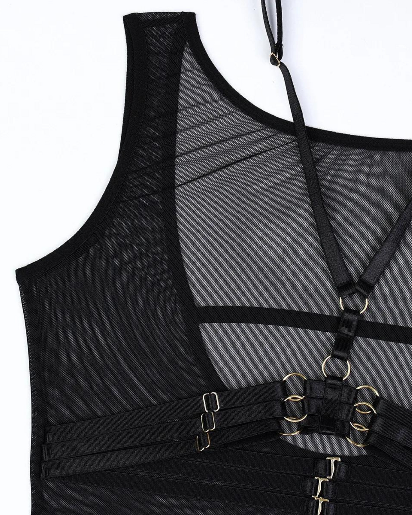 Průsvitné body s ramínky a náhrdelníkem