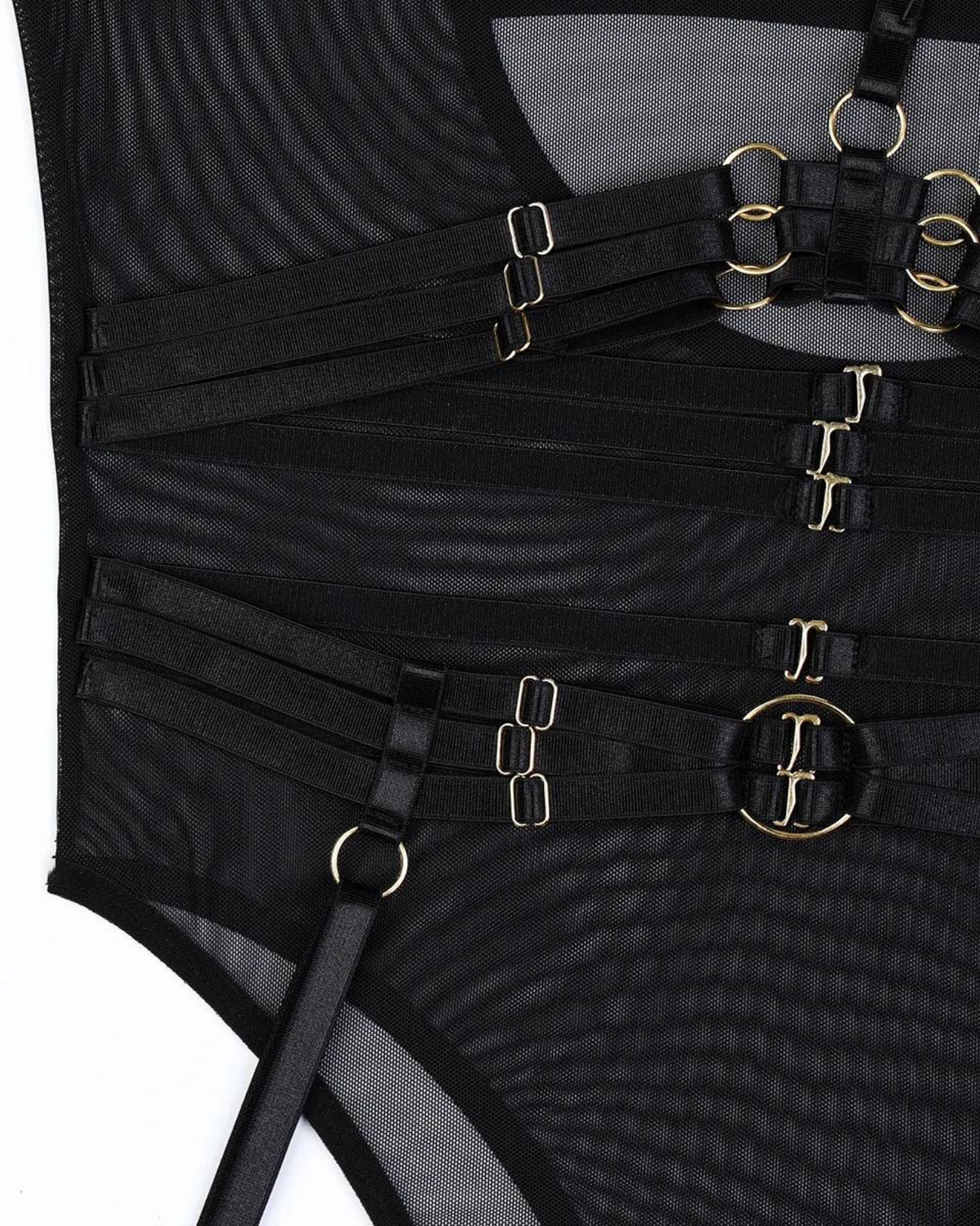 Průsvitné body s ramínky a náhrdelníkem