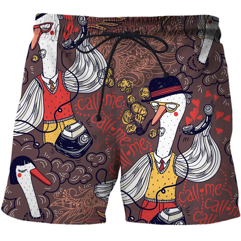 Pánské plavecké kraťasy s různými vzory