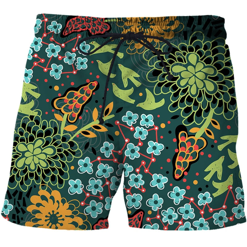 Pánské plavecké kraťasy s různými vzory